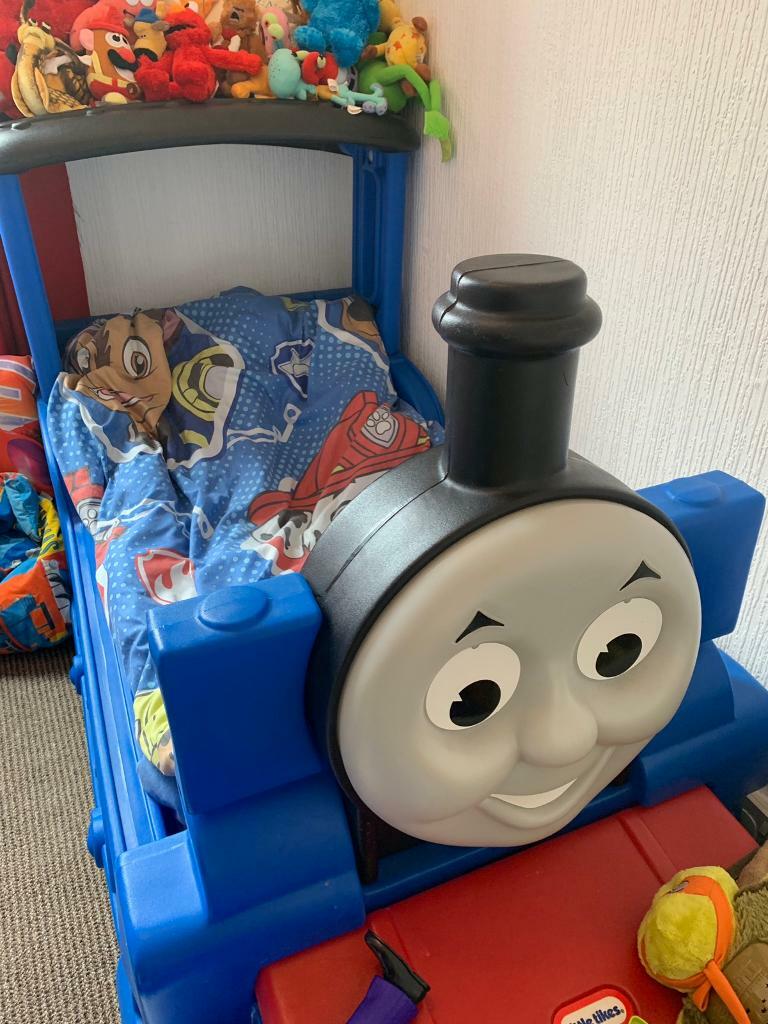 thomas the tank engine plastic bed